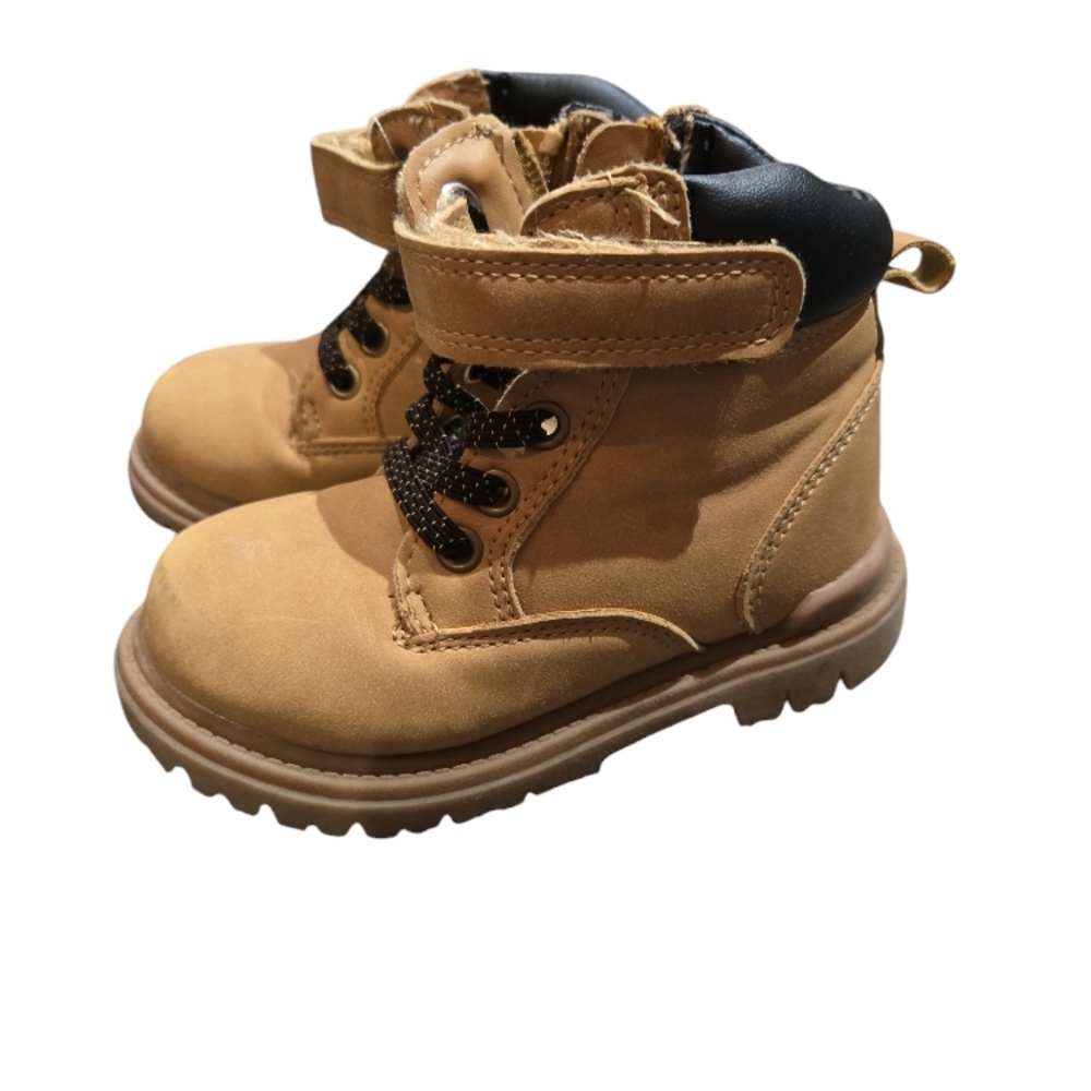 Tan Kids Boots